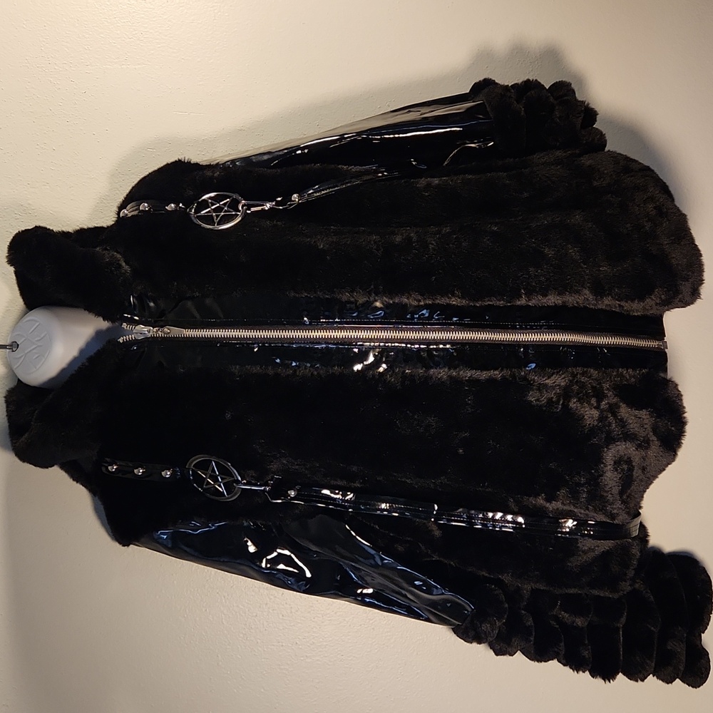 Plush Gothic Winter jacket NWT